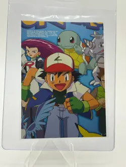 1999 Topps Pokemon Series 1 TV9 Jesse Holo Foil Card LP - Image 2