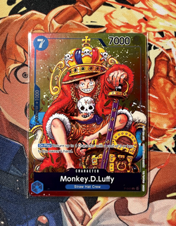 One piece Monkey D Luffy Convention Exclusive Foil promo Card P-043 Unopened - Image 1
