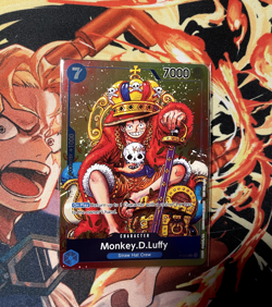 One piece Monkey D Luffy Convention Exclusive Foil promo Card P-043 Unopened - Image 3