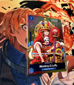 One piece Monkey D Luffy Convention Exclusive Foil promo Card P-043 Unopened - Image 4