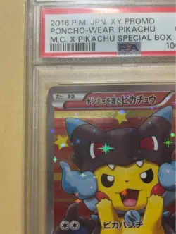 PSA10 Pikachu in Poncho Mega Charizard X Promo 207/XY-P Pokemon Card - Image 3