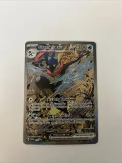 Pokemon TCG Greninja EX 132 Shrouded Fable Special Illustration Promo Card - Image 1