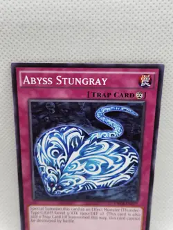 Yugioh Trap Card Abyss Stungray CROS-EN077 1st Edition Common NM - Image 2