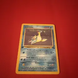 Lokhlass French Pokemon Card Fossil 10/62 1st Edition Lapras Rare - Image 2