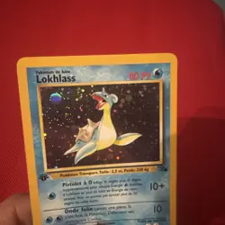 Lokhlass French Pokemon Card Fossil 10/62 1st Edition Lapras Rare - Image 5