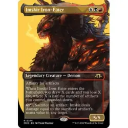 IMSKIR IRON-EATER (BORDERLESS) X4 Modern Horizons 3 Magic MTG MINT CARD - Image 1