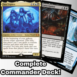 MTG Commander EDH Deck Sen Triplets 100 Magic Cards Custom Deck Esper - Image 1