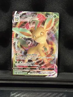 Leafeon VMAX - 008/203 - Pokemon Evolving Skies Sword Shield Ultra Rare Card NM - Image 1