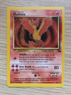 Pokemon Vintage 1999 Fossil Base Set Rare Card Lot Non Holo NM - Image 2
