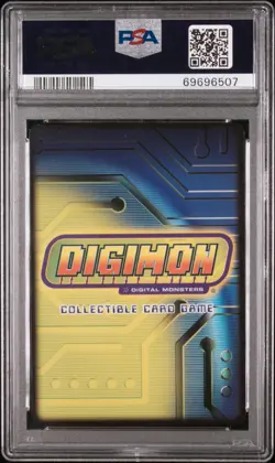 DIGIMON CCG 2004 KUMAMON Hybrid Warriors 1st Edition PSA 6 DM-138 Gold Card - Image 2