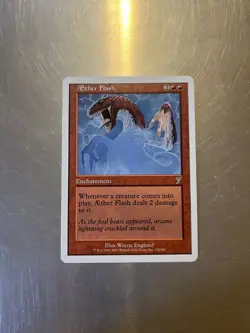 Aether Flash, 7th Edition Magic Cards, LP, COMBINED SHIPPING - Image 1