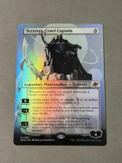 Tezzeret, Cruel Captain (Borderless) Edge of Eternities Foil #0287 NM - Image 1
