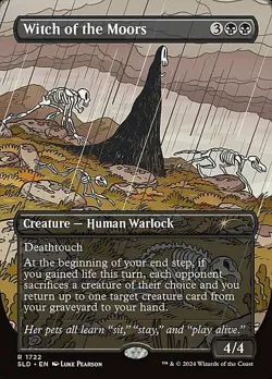 Magic The Gathering MTG WITCH OF THE MOORS Secret Lair NM Near Mint - Image 1
