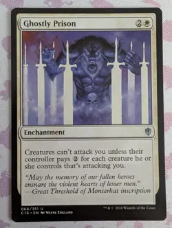 MTG Ghostly Prison Commander 2016 Regular LP+ - Image 1