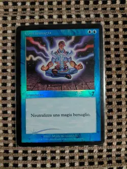 Counterspell 7th Edition Foil Italian Great Condition - Image 1