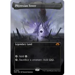 Phyrexian Tower (borderless) M/NM Magic: The Gathering MTG Modern Horizons 3 - Image 1