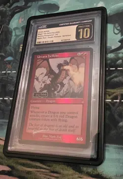 MTG CGC Pristine 10 Black Label! Utvara Hellkite #342 SERIALIZED 212/500 - Image 1