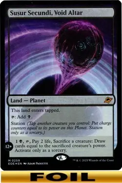 1x - Susur Secundi, Void Altar - FOIL - Edge of Eternities - NM MTG - Image 1