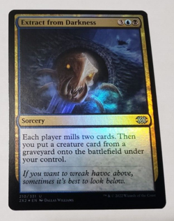 MTG Extract From Darkness 210 2X2 Double Masters 2022 Foil Uncommon NM x1 - Image 1