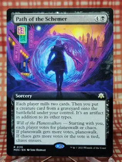 ​Path of the Schemer (Extended Art) Near Mint March of the Machine Commander ​​​ - Image 1