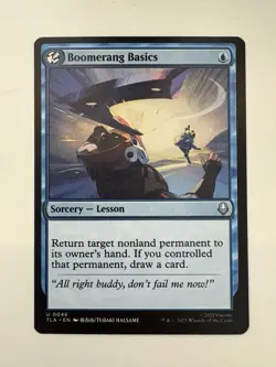 Boomerang Basics MTG Magic the Gathering Card NM Near Mint TLA - Image 1