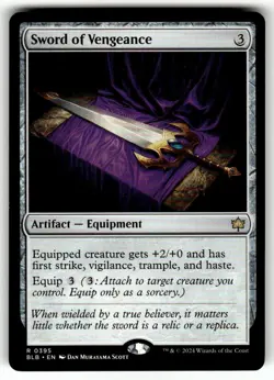 Sword of Vengeance R Bloomburrow 395 NM - Image 1