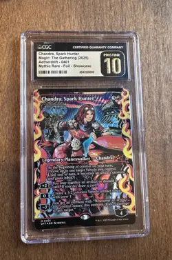 Graded Pristine 10 CGC - Magic The Gathering - Chandra , Spark Hunter #0401 - Image 1