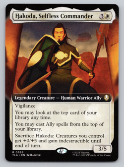 Hakoda, Selfless Commander Extended Art - MTG Avatar: The Last Airbender TLA - Image 1