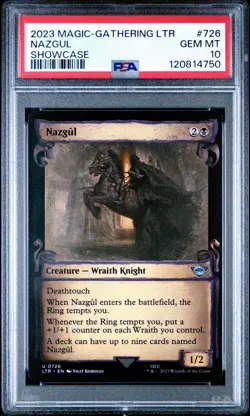PSA 10 Nazgul 726 Showcase Lord Of The Rings MTG Magic The Gathering - Image 1