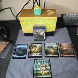 Magic: The Gathering - Final Fantasy Chocobo Bundle *Opened, NO PACKS* - Image 1