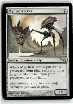 Magic the Gathering 2003 Mirrodin Myr Retriever #215 - Image 1