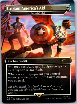 Captain America's Aid - Sigarda's Aid R Secret Lair Drop Series 1727 NM - Image 1