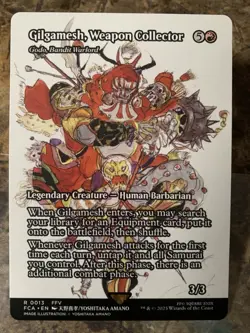MTG TCG Final Fantasy Gilgamesh, Weapon Collector Showcase 0013 Regular Rare - Image 1