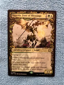 2023 Magic MTG March of Machine: Aftermath Sigarda, Font Of Blessings Showcase - Image 1