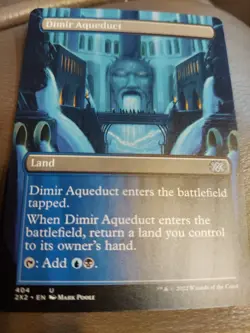 Dimir Aqueduct (Borderless) Double Masters 2022 Regular - Image 1