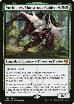 MTG - Vorinclex, Monstrous Raider - Fanart Kaldheim - EDH / Playtest - Image 1