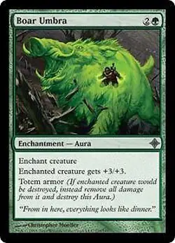 Magic the Gathering MtG Rise of the Eldrazi Uncommon Foil Boar Umbra #179 - Image 1