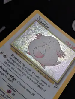 Chansey - 3/102 - Pokemon Base Set Unlimited Holo Rare Card WOTC MP - Image 2