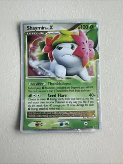 Shaymin LV X 126/127 Platinum Pokemon Card TCG Level X Rare LP - Image 1