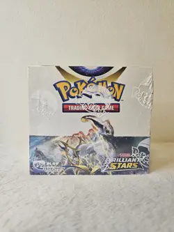 Pokemon TCG Brilliant Stars Booster Box - 36 Packs - Factory Sealed - Mint - Image 1