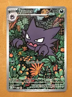 Pokemon TCG Haunter 027 Mega Evolution Illustration Rare Promo NM - Image 1