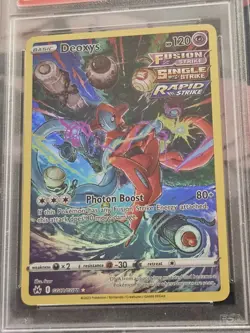 PSA 8 2023 Pokemon Sword And Shield Crown Zenith #GG12 Full Art FA Deoxys - Image 2