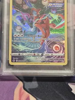 PSA 8 2023 Pokemon Sword And Shield Crown Zenith #GG12 Full Art FA Deoxys - Image 4