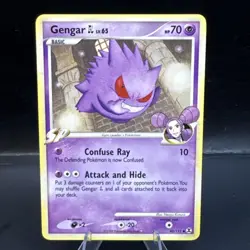 Pokemon TCG Rising Rivals Gengar GL 40/111 Non-Holo Rare LP - Image 1