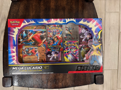 Pokemon TCG Mega Lucario ex Premium Figure Collection Box Factory Sealed - Image 1