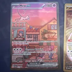 Pokemon 151 UPC Promo Set, Mewtwo SVP052, Mew Ex SVP053 and Metal Mew Ex 205/165 - Image 1