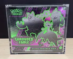 POKEMON SCARLET & VIOLET SHROUDED FABLE SEALED ELITE TRAINER BOX ETB (W/ CASE) - Image 1