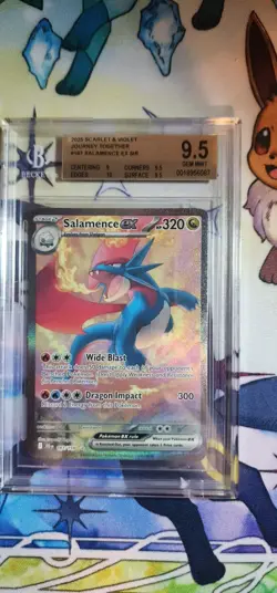 Salamence Ex 187/159 Pokemon Journey Together BGS Gem Mint 9.5 - Image 1