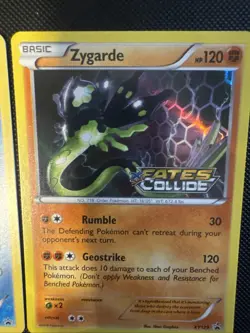 Pokemon TCG Zygarde XY Xy129 Holo Prerelease Promo White Kyruem Xy128 Lot #1 - Image 4