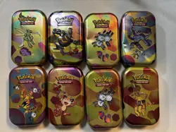 Lot Of 18 Empty Pokemon Mini Tins 151 Prismatic Unova. See Photos! - Image 1